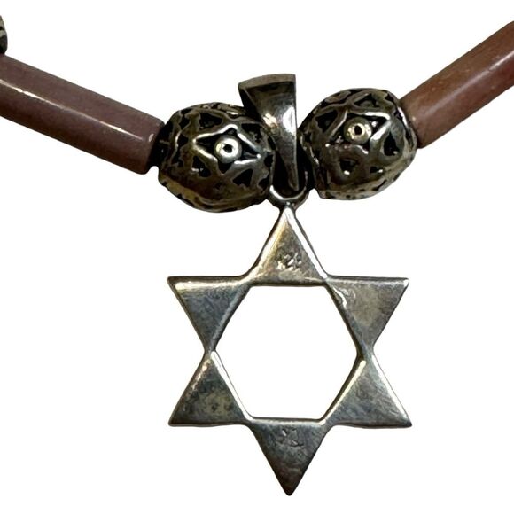 Star of David Magen David Handmade Necklace 925 Silver - Picture 4 of 6